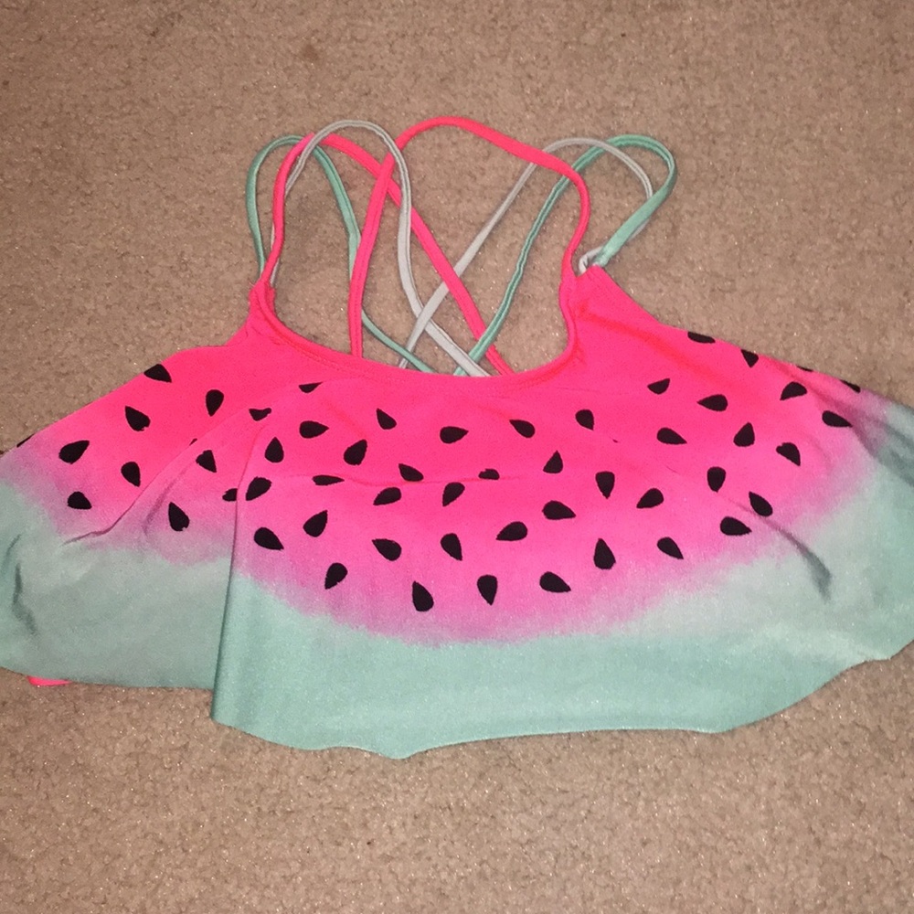 Watermelon bathing suit top